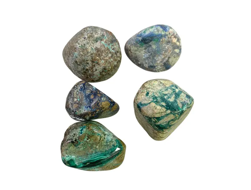 Azurite / Malachite Tumbled Stone Rare