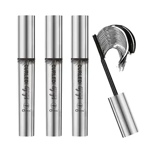 O'CHEAL 3Pcs 4D Silver Tubing Mascaras Volume and Length Waterproof Black Natural Thrive Mascara Lash Extensions Eye Makeup Defining Curling Long Lasting Smudge Proof Easy Use Hypoallergenic Old Women Eyelashes Cosmetics covergirl mascara