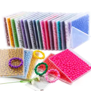 200pcs Mixed Silicone Beads & Pearls, 12mm & 15mm DIY Jewelry Making Supplies, Necklace Bracelet Accessories, Craft Kit, Beads Charms Accessories