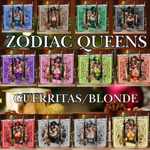 Zodiac Queens (Blonde)(Guerritas) Stainless Steel Tumblers - Perfect for Your Beverage Needs - Drinkware, Bottle