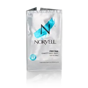 Norvell Pre-Tan | Exmitt Body Buff | 1 Disposable/Single-Use Exfoliating Mitt | NORVELL