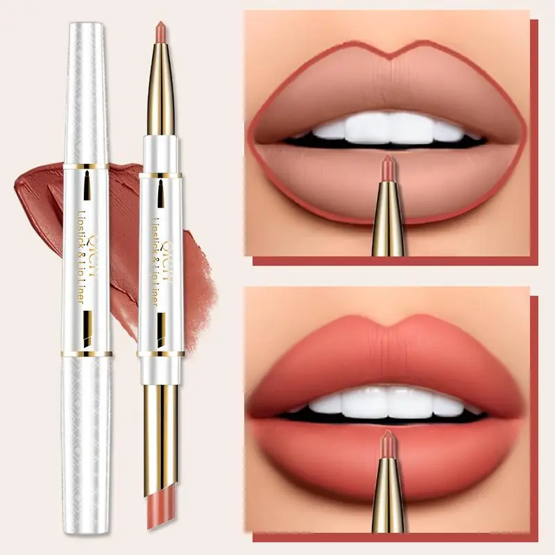 6Pcs/Set  Color Lip Pencil Matte Lip Liner Pencil Smooth Color Silk Lipstick Pen Durable Pigment Lip Makeup Gloss Lipgloss Blend Cosmetic Glossy live natural  lip  liner Classic Lip Liner Moisturizing High Gloss Lip Gloss