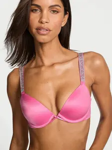 Victoria's Secret Logo Shine Strap Push-Up Bra