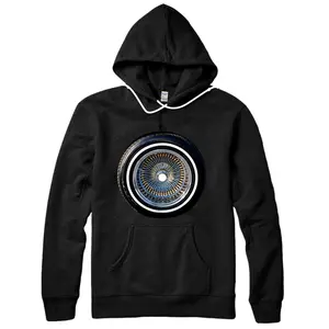 Lowriders Wire Wheel Rim Pullover Hoodie