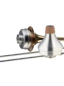 212 MAIN Stagg 25062 Aluminum Cork Trombone Wah-Wah Mute, Musical Instrument Accessory for Trombone Players, Trombone Mute
