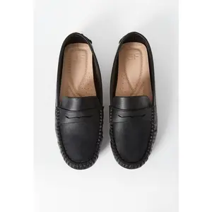 JustFab Women's Comfortable Artificial Leather Casual Slip-On Loafer Flats, Comfortable Slip-On Loafers, Artificial Leather Loafers