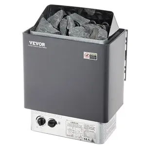 Spring new arrivals 9KW Sauna Heater, Steam Bath Sauna Heater with Built-In Controls, Electric Sauna Stove, 3h Timer and Adjustable Temp for Max. 317-459 Cubic Feet, Home Hotel Spa Shower Use 220V, FCC Certification