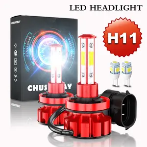 For Chevy Silverado 1500 2007 2008 2009 2010 2011 2012 2013 2014 2015 Combo LED Headlight Kit Bulbs Low Beam H11