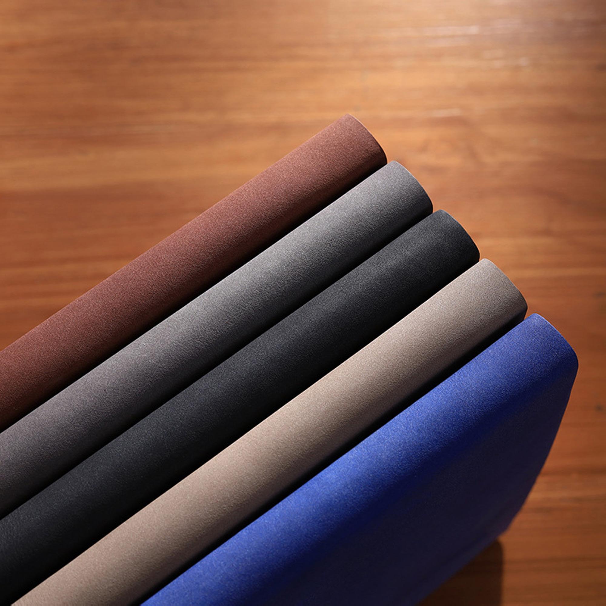 Three colors A4 premium faux leather notebook -100 sheets/200 pages high-quality eye protection paper | Durable soft leather notebook for business and university use, suitable for schools and offices