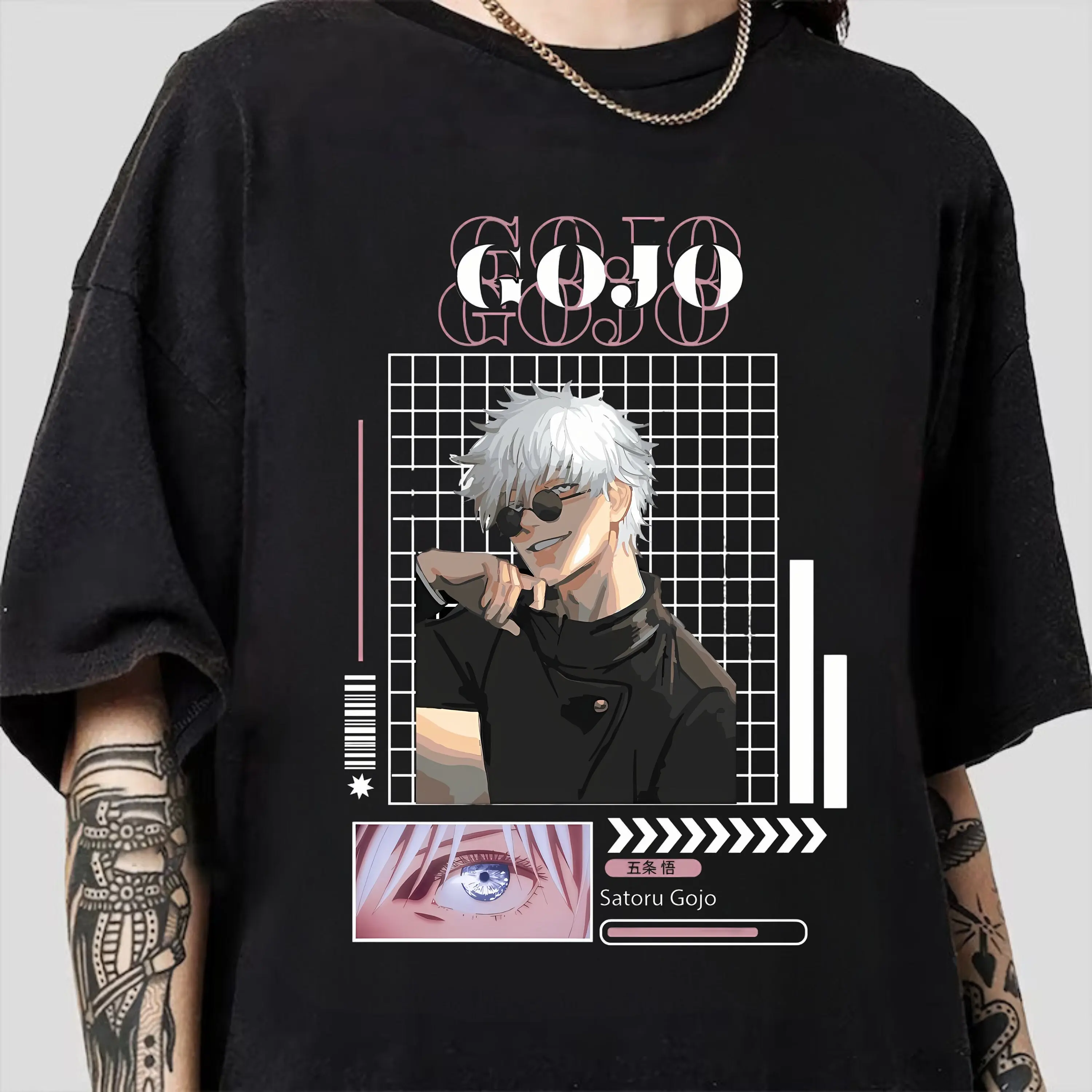 Gojo Satoru Anime Shirt, Anime Lover Shirt, Manga Shirt, Unisex Short Sleeve Tee