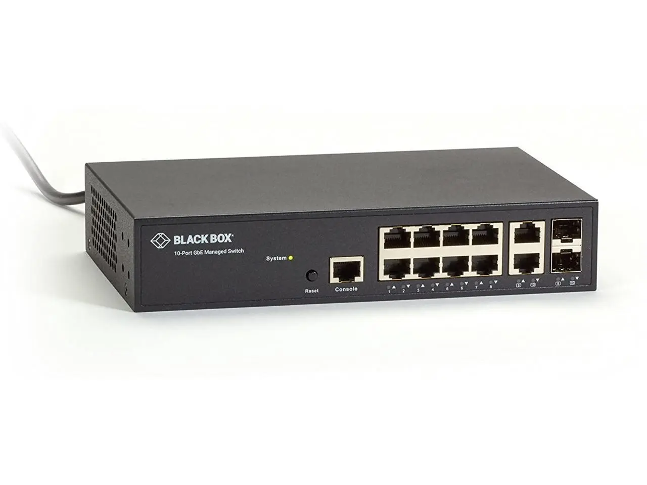 Black Box Gigabit Managed Ethernet Switch - 10-Ports