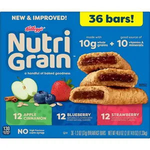 Nutri-Grain Bars Variety Pack, 1.3 oz., 36 pk.