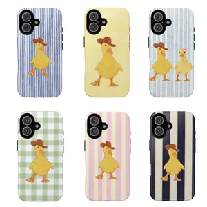 Denim Duck Phone Case Cover for iPhone 17 16 15 14 13 12 11 Pro Max Plus & Samsung Galaxy S26 S25 S24 S23 S22 Ultra