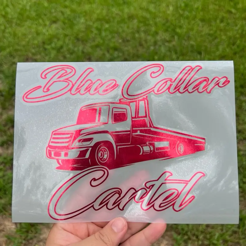 Tow Truck Blue Collar Cartel Decals! Multiple colors and sizes!