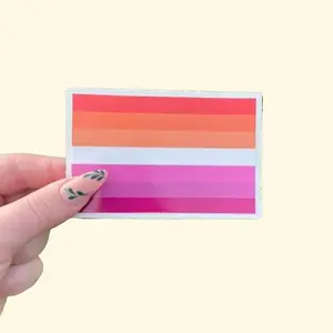 Lesbian Flag, Fine Art Stickers, Famous Paintings, tumbler laptop sticker, water bottle stickers