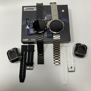 HACFUN Best Gift Combo Smart Watch & Earbuds 1.5inch Full Touch Screen, Fitness Tracker Sleep Monitoring, Wireless Call Make/Answer, Music Control, Message Notification