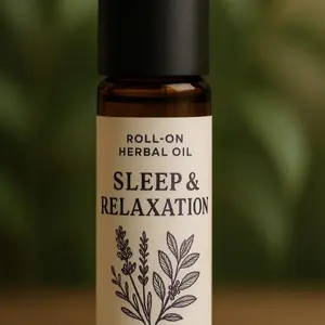 Herbal Oil Roll-on for Sleep & Relaxation - Natural Formula for Restful Nights