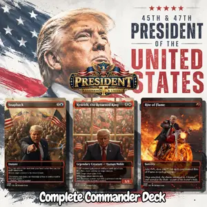 President T MTG Proxy Deck | 100 Card EDH Commander | Anime Dragon Tribal Proxy Deck | Premium Custom Commander Cards-Proxy EDH
