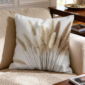Boho Style Pillowcase Set, Soft Decorative Pillowcases, Single-Sided Print, Ideal for Living Room Bedroom Sofa Bed Decoration