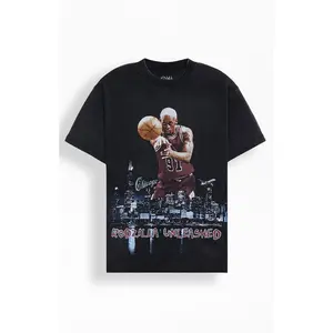 RODMAN BRAND Men's Rodzilla Unleashed T-Shirt - Multicolor