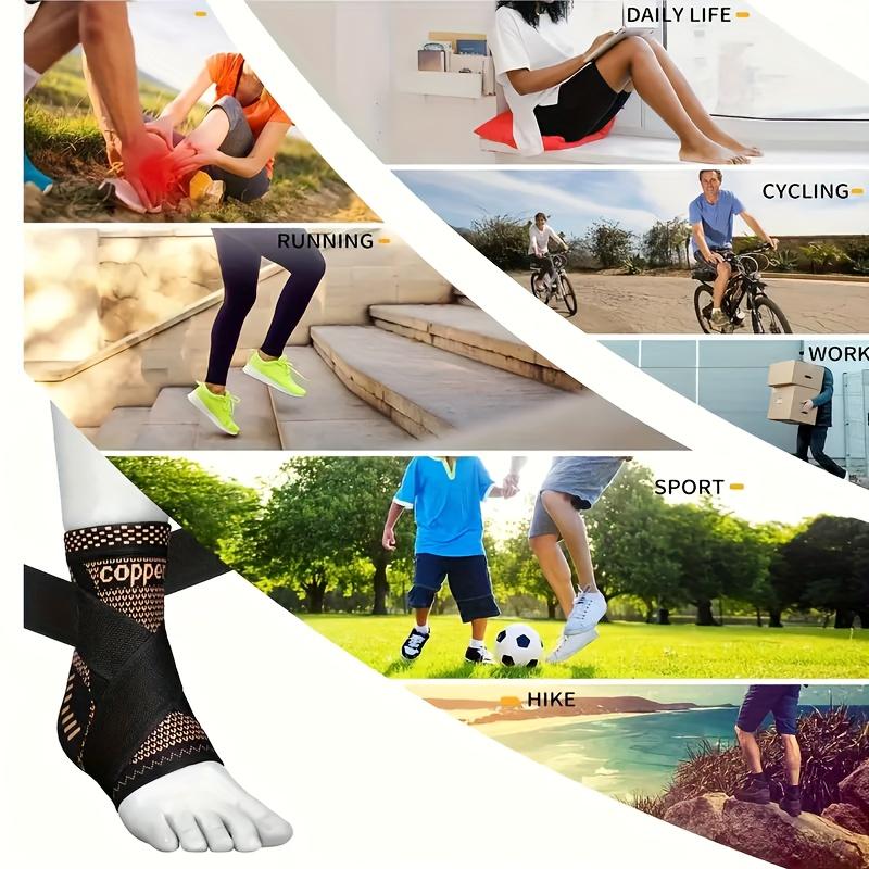 1pc Ankle Support Compression Leg Sleeve, Suitable for Both Men And Women, for Daily, Exercise, Fitness, Cycling, Yoga, Pilates, Camping, Walking, And Ankle Support