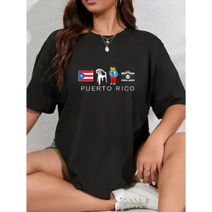100% cotton Limited Edition SAPO CONCHO Puerto Rico DtMf T-Shirt casual Fashion graphic tees for women