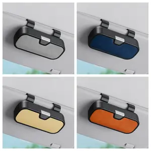 Car Sun Visor Eyeglass Case, Multi-Functional Bounce Switch Storage Box, ID Card Holder, Car Organizer, Car Storage Organizers, Multiple Colors Available, Easy Installation