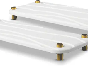 2pcs Drying Stone Tray - Instant Drying for Kitchen Sink Tray - Stone Soap Tray for Bathroom & Kitchen Sink - Stone Drying Tray - Water Absorbing Stone Tray for Sink