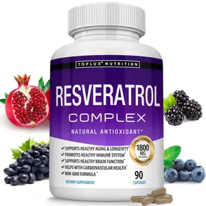 Resveratrol Maximum Strength 90 CAPSULE Premium Formula Anti-Aging Antioxidant