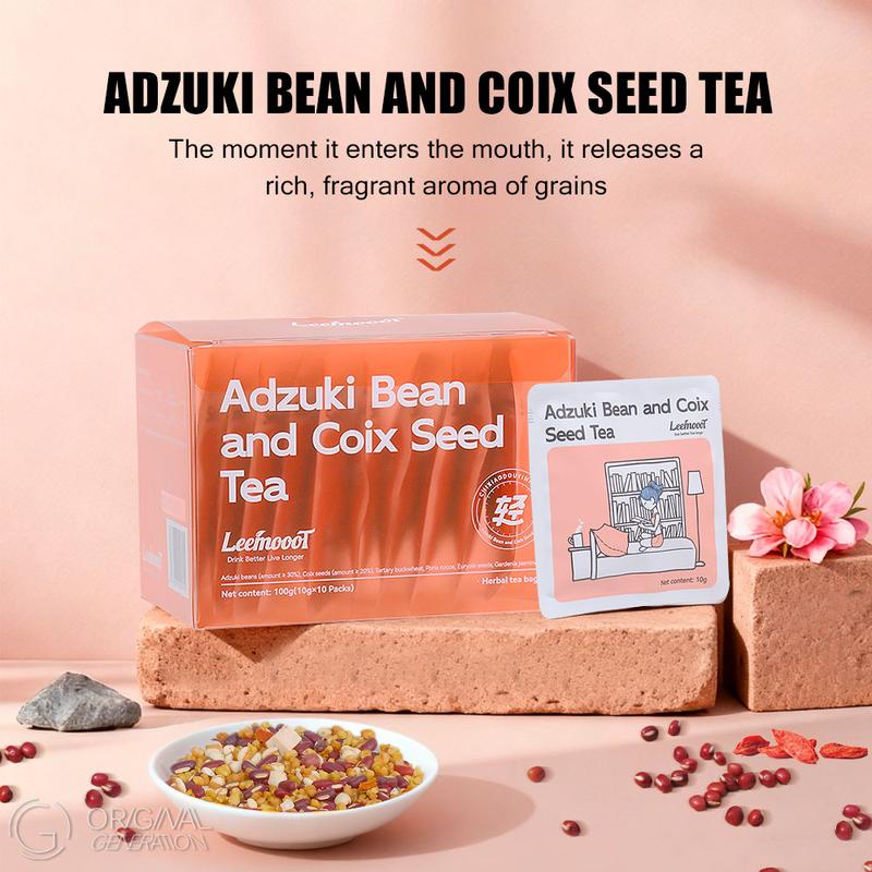 Anti Inflammation Tea Adzuki Bean And Coix Seed Tea 100g 10×10pack Red Bean Buckwheat Tuckahoe Gorgon Euryale Gardenia
