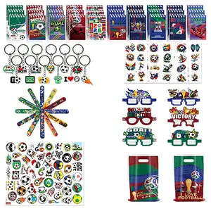 111 Pieces Soccer Party Supplies Set Bulk Sports Goodie Bag Fillers for Soccer Party Gifts Bags