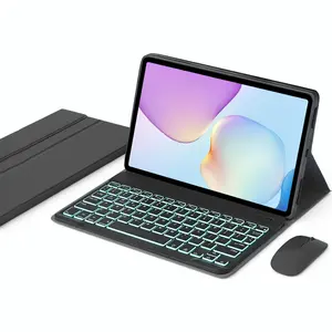 Spallo Magnetic Keyboard Case for Huawei MatePad 11.5 2026 & 11.5“ S 2025  , 7 colors Backlit Wireless Keyboard Cover with Mouse for MatePad Air 12 X / MatePad Pro 12.2 / MatePad Mni 8.8 inch