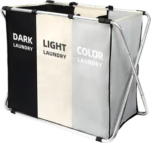 180L Large Laundry Basket, Freestanding Laundry Hamper, Collapsible Tall Clothes Hamper with Handles for Clothes Toys in the Dorm & Family Closet Storage Container and Organizer