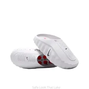 Mind 001 Closed-Toe Slippers Unisex White - Stylish, Comfortable, Non-slip, Durable, Versatile Sports and Casual Slippers