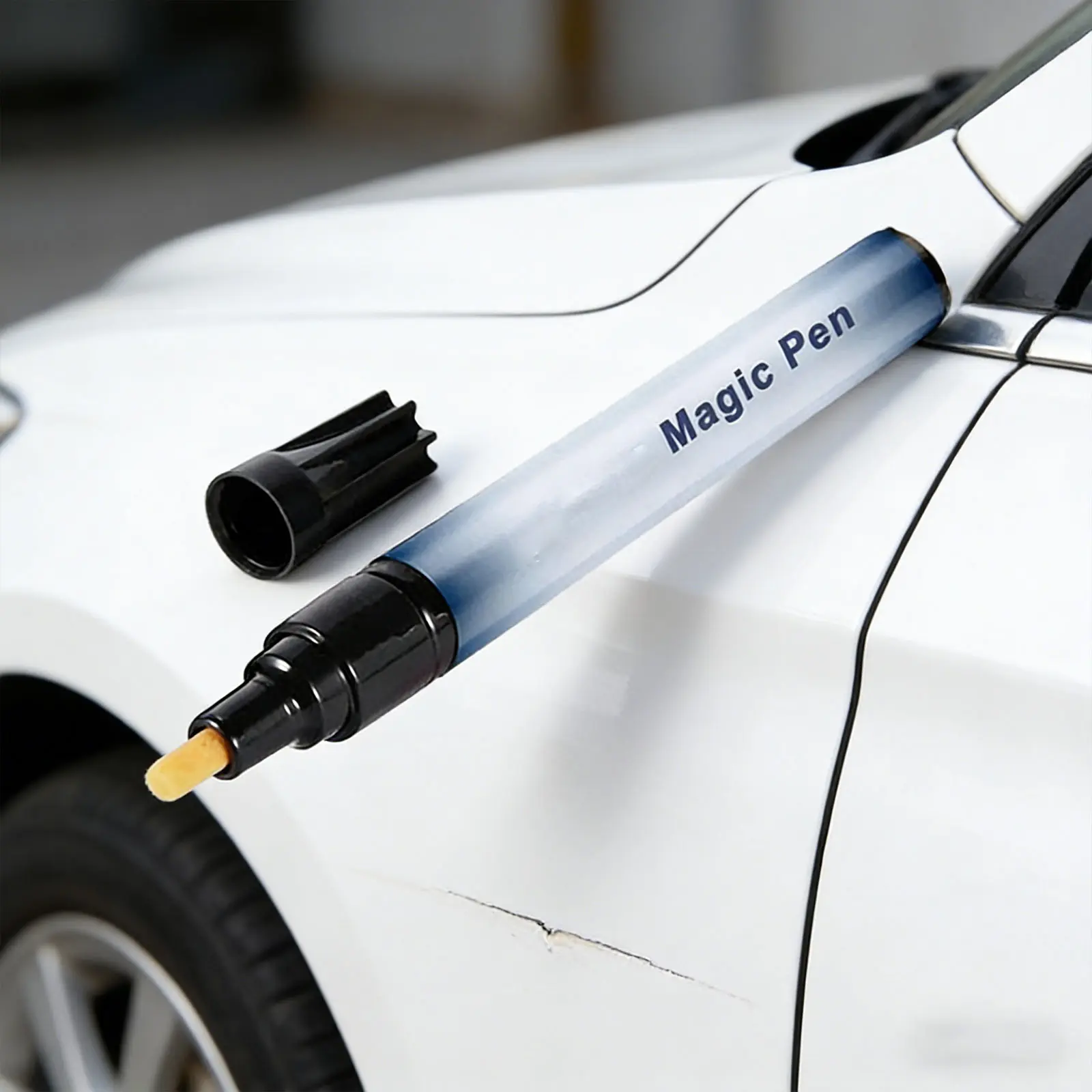 Magic Pen Car Scratch Removal Touch-Up Pen - Easy DIY Auto Paint Repair, Gloss Restoration Tool for All Vehicles (Auto Beauty Accessory)