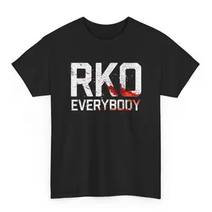 Randy Orton Bloody Graphic Tee, RKO Everybody Wrestling Unisex T-Shirt, Gift For Fan