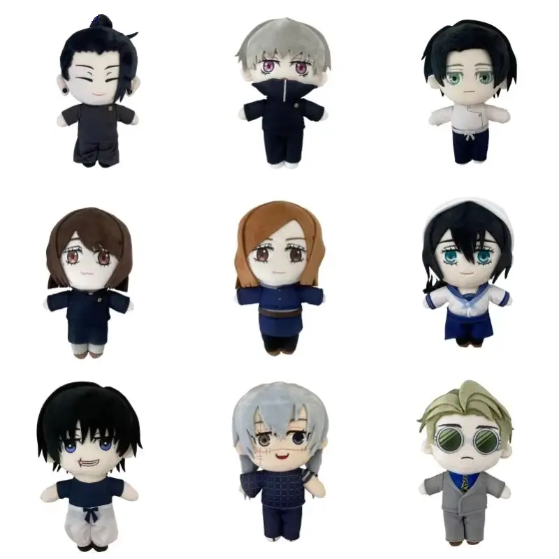 20CM Anime Jujutsu Kaisen Plush Ryomen Sukuna Fushiguro Toji Cosplay Soft Adorable Dollbody Cute Christmas Gift