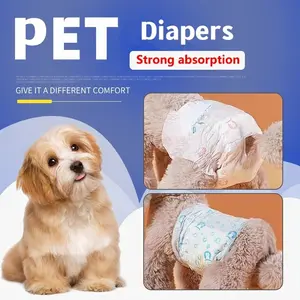 Multi-Size Pet Diapers, Doggy Nappies for Mothers, Non-Woven Physiological Pants, Teddy Anti-Harassment Puppies Menstrual Panties