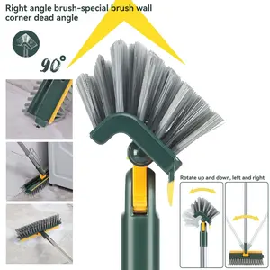 5-In-1 Right Angle Brush Set, Floor Cleaning Tool for Bathroom & Toilet, Deep Clean Multi-Functional Home Corner Crevice Cleaner