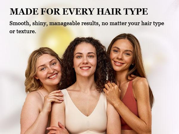 HerStyler Marula Oil Serum, 2 Pack - Anti-Frizz for Frizzy and Damaged Hair, Daily Smoothing Moisturizing Silky Shine Enhancer - 2 Fl. Oz. Haircare Aloe