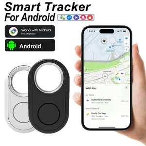 Smarttag Google GPS Tracker, Compact Design, BT-compatible Tag for Keys Wallet Luggage Pets, Versatile Use, Precision Tracking, Precision Location for Android Smartphones, Not for Apple Devices
