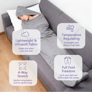 Creative Full-Body Sleeping Bag Set, Parent-Child Comfortable Leisure Loungewear Warm Moving Sleepwear, Home Wear Shark Design, 1 Piece Pack