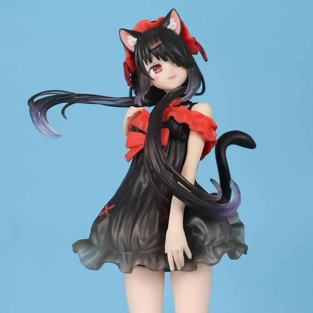New Date a Live Handmade Figure Tsukishima Kyouko Sleepwear Girl Anime Collectible Model, Cute Secondary Dimensional Decoration Piece