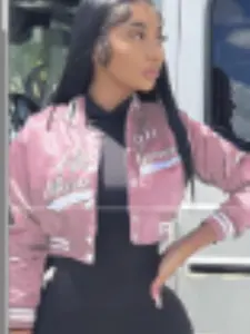LETTER CROP TOP HIGH MAINTENANCE JACKET