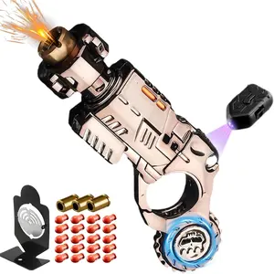 A 26-piece set of fidget spinner simulation toy gun, EDC rotator, cool stress relief ring, ideal for office, travel, perfect adult holiday gift for men