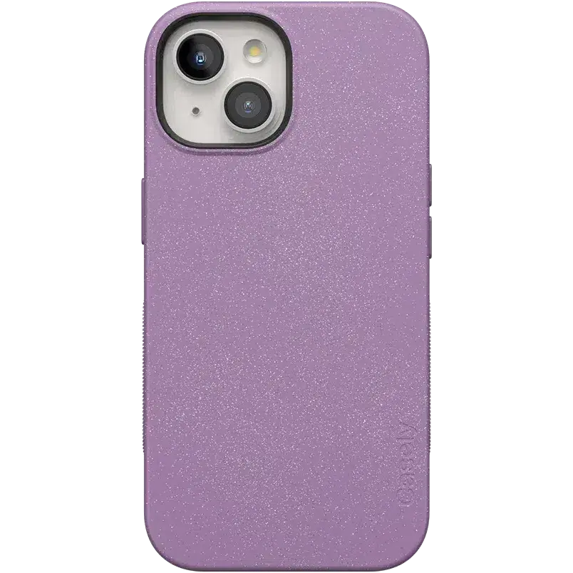 Casely iPhone 15 Case | Lavender Waves | Purple Shimmer | Bold Protective Design | Compatible with MagSafe