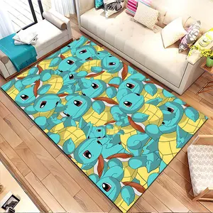 Cartoon turtles pattern. Printed pattern home carpet, suitable for living room, bedroom, kitchen mat, home decoration, carpet, and suitable as a holiday gift for family and friends