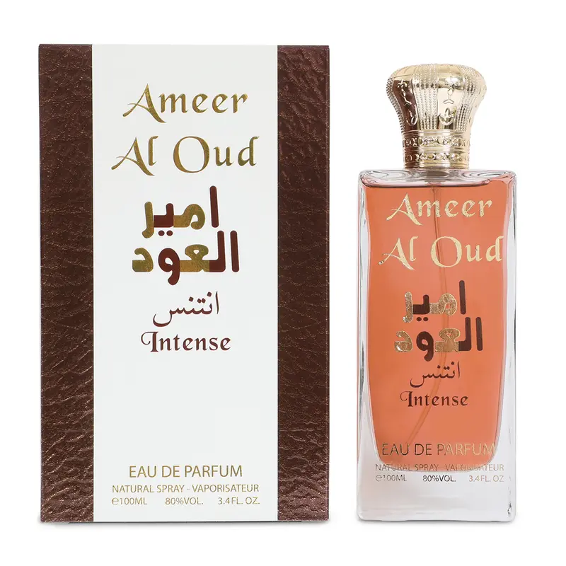 Ameer Al Oud Intense Eau de Parfum Natural Spray Cologne for Men 100ml/3.4fl.oz. - Men's Fragrance