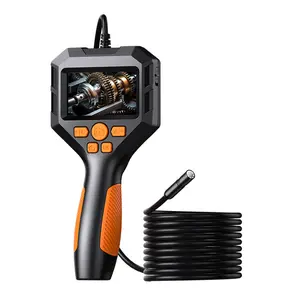 Handheld Industrial Endoscope with Screen, 1080P HD Borescope Camera, Adjustable Light, Car Engine Pipeline Inspection Tool
