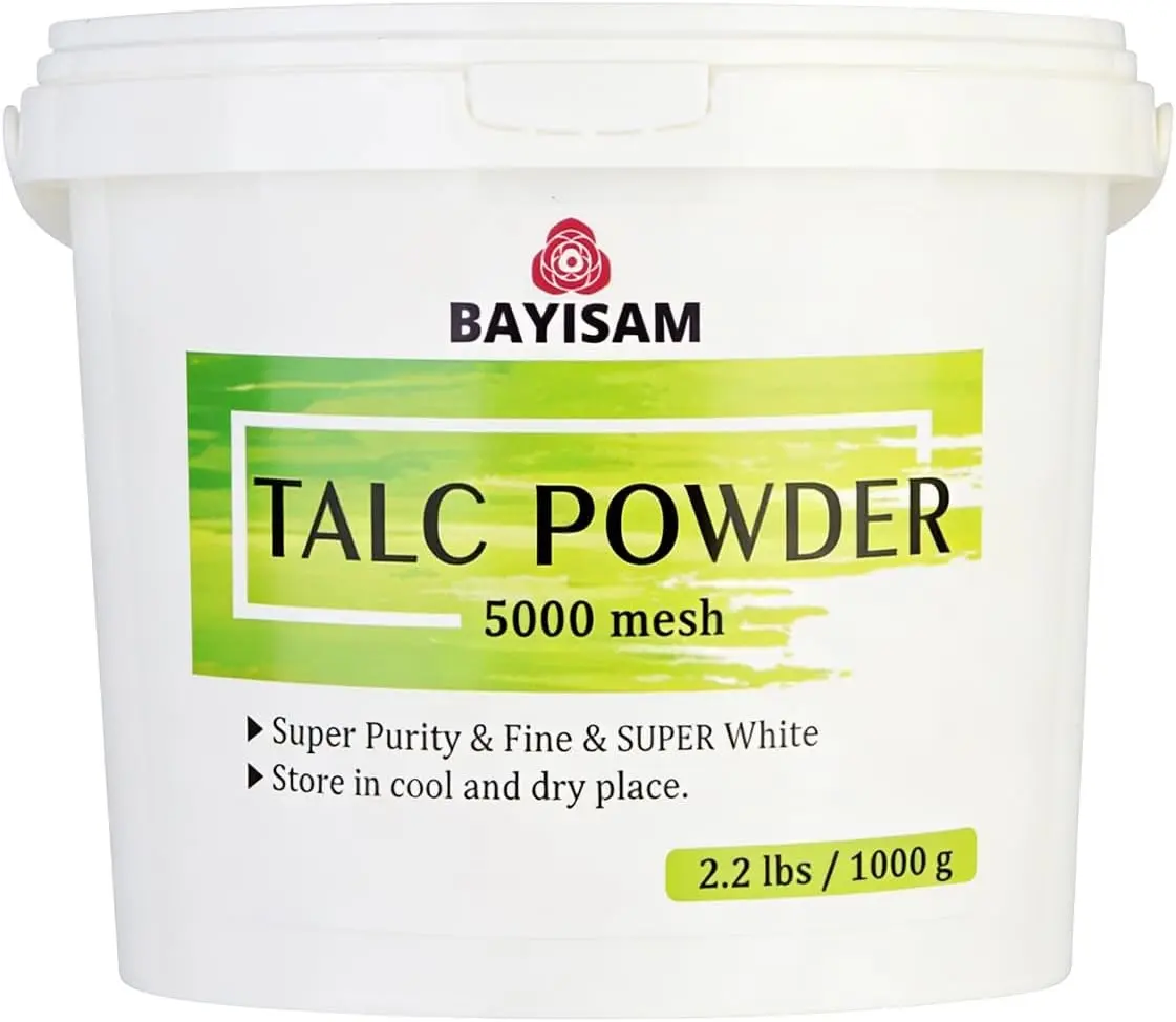 2.2LBS Super Purity Talcum Powder,5000Mesh Microfine Multi-Purpose Talc Powder for Chalk Painting, Tire Lubrication, Fitness
